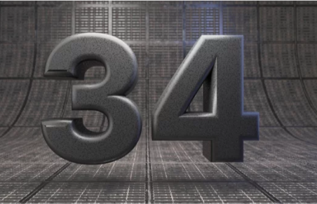 Number 34 Dantes - Briggs Family Trust Logo